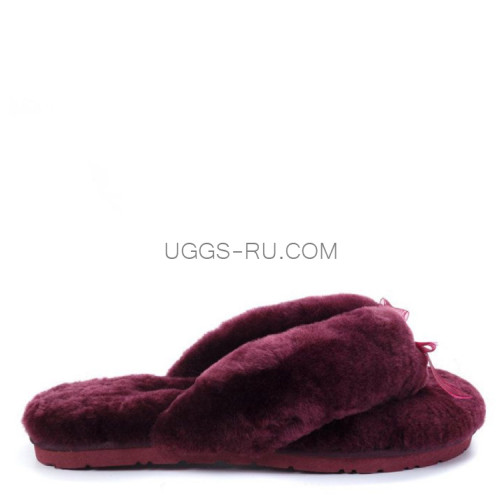 UGG Fluff Flip Flop II Dark Purple