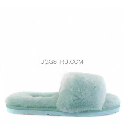 UGG Fluff Slide Slippers Lake Blue