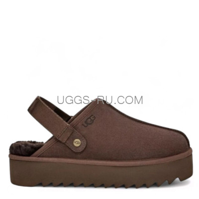 Goldenstar Clog Platform Chocolate