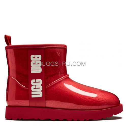 UGG Kids Clear Classic Mini II Lava Flow