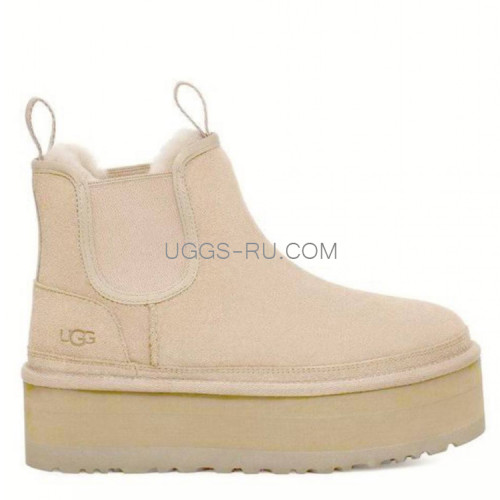 UGG Neumel Platform Chelsea Sand
