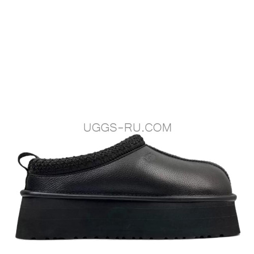 UGG Tazz Platform Leather Black