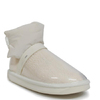 Clear Quilty Boots White Clear Quilty Boots White