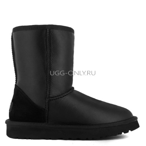 MENS Classic Short Metallic Black
