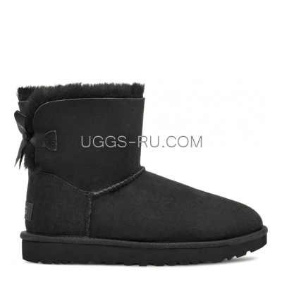 Bailey Bow Mini Medallion Black