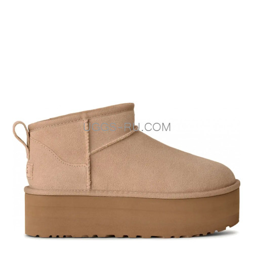 UGG Classic Ultra Mini Platform Sand