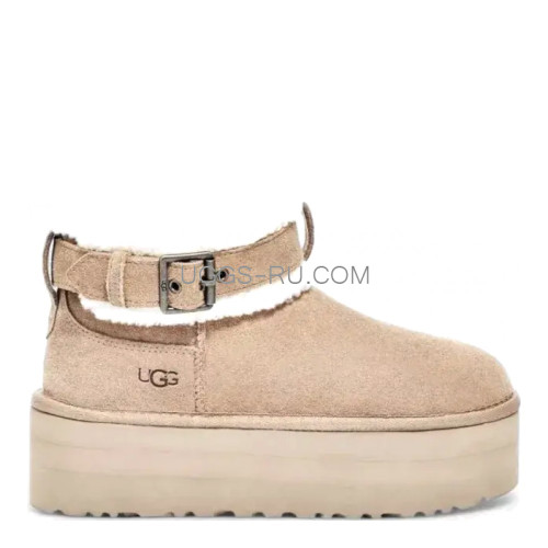 UGG Ultra Mini Belted Roller Sand