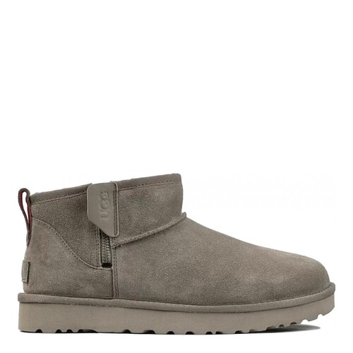 UGG Men's Classic Ultra Mini Zip Boot Smoke