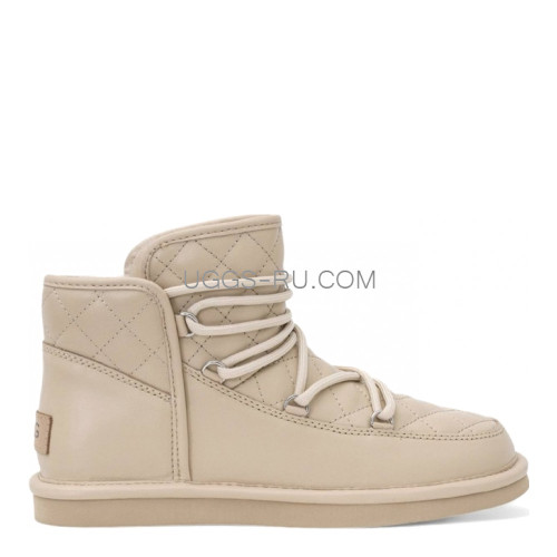 UGG Lodge Mini Leather Sand