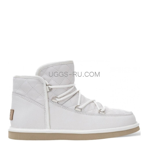UGG Lodge Mini Leather White