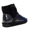 Clear Quilty Boots Black