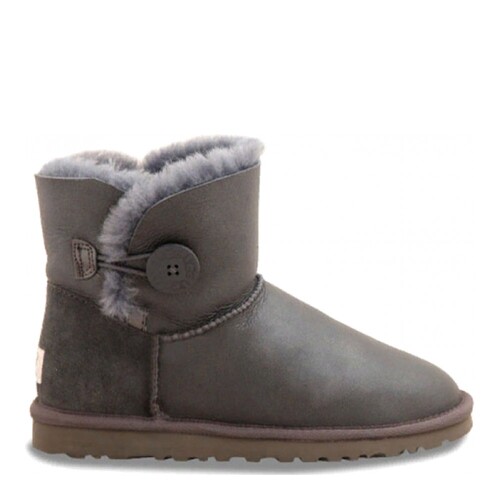UGG Bailey Button Mini Metallic Grey