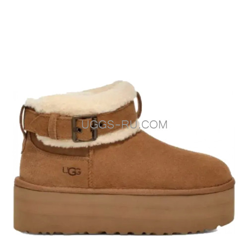 UGG Ultra Mini Belted Roller Chestnut
