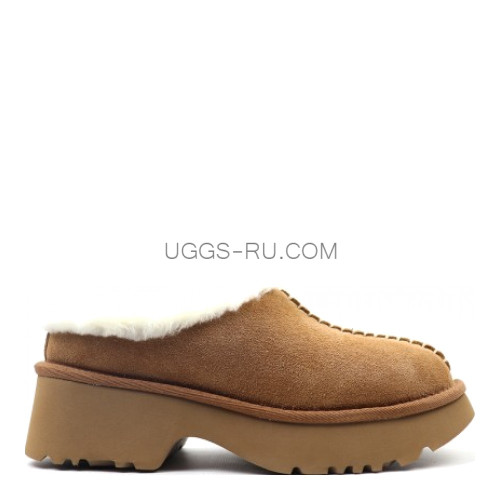 UGG Heights Cozy Clog Chestnut