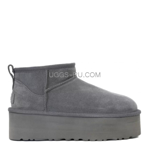 UGG Classic Ultra Mini Platform Grey