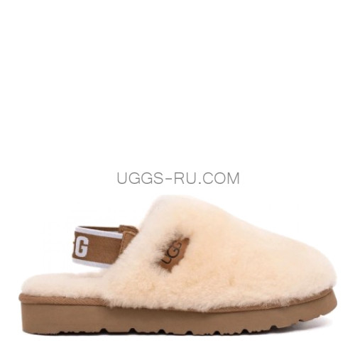 UGG Hailey Fluff Slippers Natural