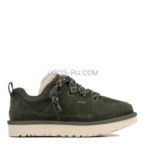 UGG Mens Lowmel Low Sneaker Dark Green