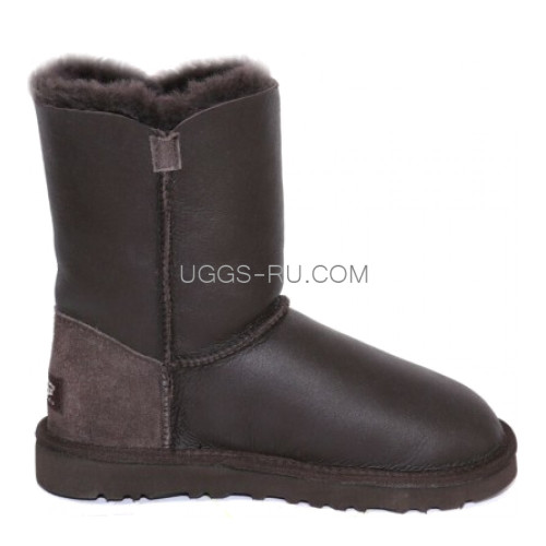 UGG Bailey Button Metallic Chocolate