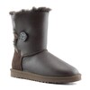 UGG Bailey Button Metallic Chocolate