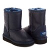 UGG KIDS Classic Short Metallic Navy