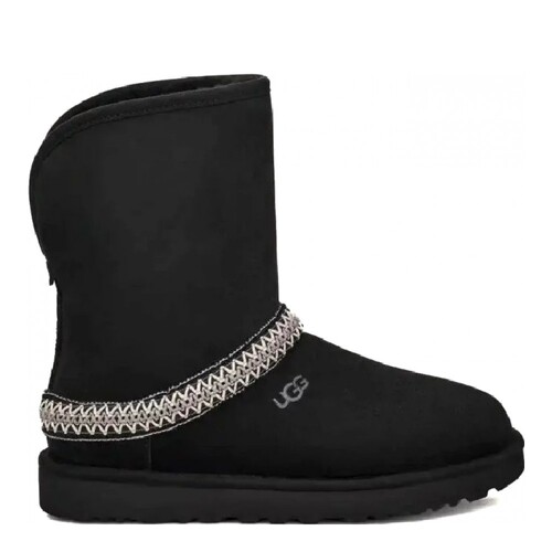 UGG Classic Short Crescent Black