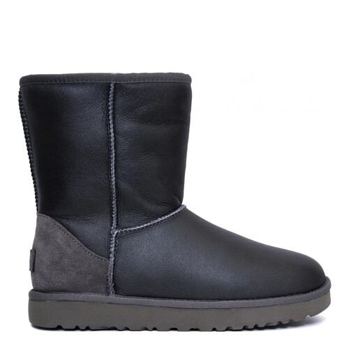 UGG Classic Short Metallic Grey