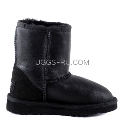 Kids Classic Short Metallic Black