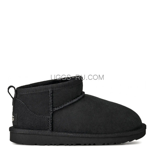 UGG Kids Classic Ultra Mini Black