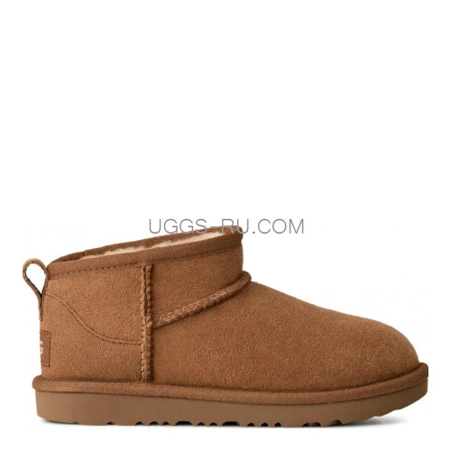 UGG Kids Classic Ultra Mini Chestnut