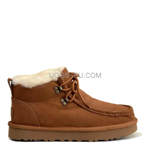 UGG Mens Ambush Woven Boot Chestnut