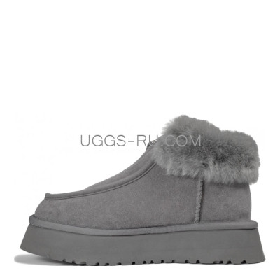 Funkette Platform Boots Grey