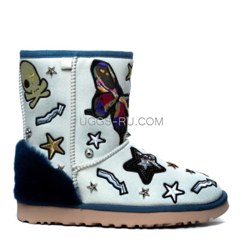 UGG Patch It Classic Bleach Denim