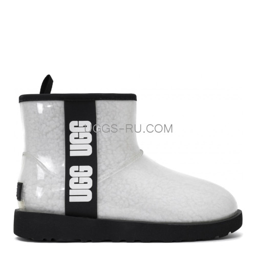 UGG Classic Clear Mini White Black