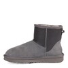 UGG Classic Mini Rubber Logo Grey Black UGG Classic Mini Rubber Logo Grey Black