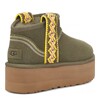 UGG Classic Ultra Mini Braid Platform Burnt Olive UGG Classic Ultra Mini Braid Platform Burnt Olive
