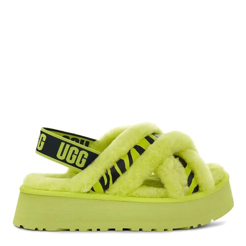 UGG Disco Cross Slide Animalia Key Lime