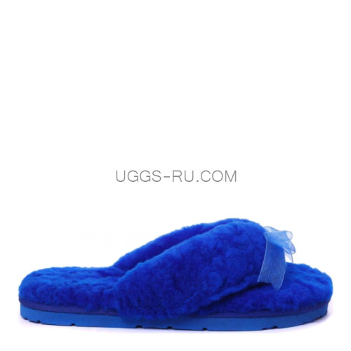 UGG Fluff Flip Flop II Electric Blue