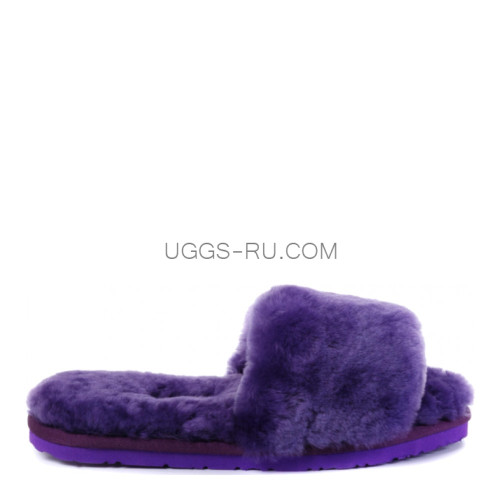 UGG Fluff Slide Slippers Purple