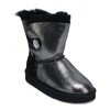 UGG Kids Bailey Button I Do Black UGG Kids Bailey Button I Do Black