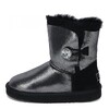 UGG Kids Bailey Button I Do Black UGG Kids Bailey Button I Do Black