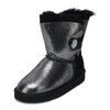 UGG Kids Bailey Button I Do Black UGG Kids Bailey Button I Do Black