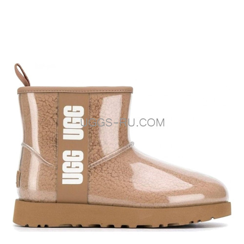 UGG Kids Classic Clear Mini Cappuccino