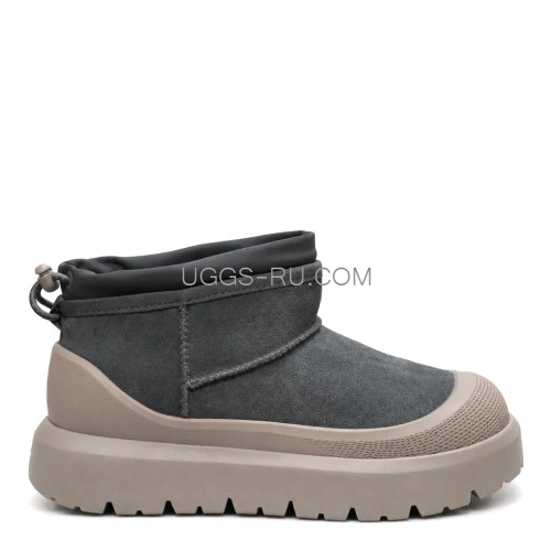 Mens Ultra Mini Hybrid Weather Cobble Grey