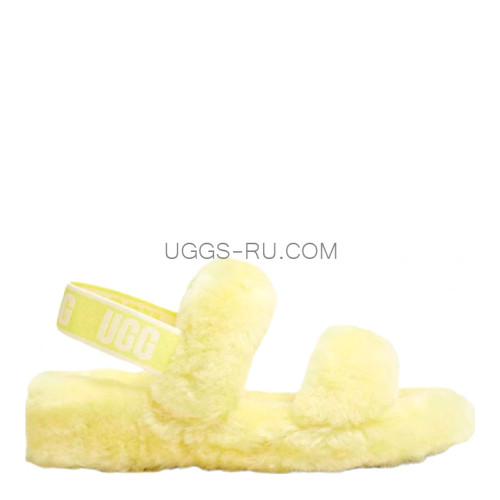 UGG Oh Yeah Slide Yellow