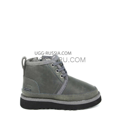 KIDS Classic Neumel II ZIP Leather Grey