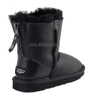 UGG KIDS Classic ZIP Leather Black UGG KIDS Classic ZIP Leather Black