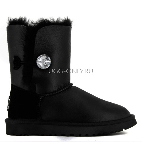 Bailey Button Bling Metallic Black