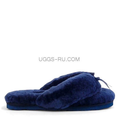 UGG Fluf Fflip Flop Navy Blu