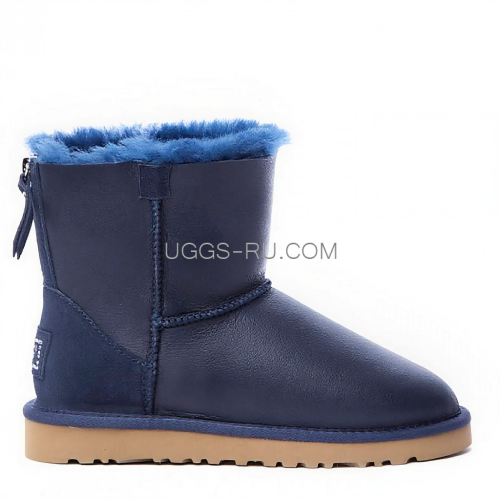UGG Classic Mini Metallic Navy